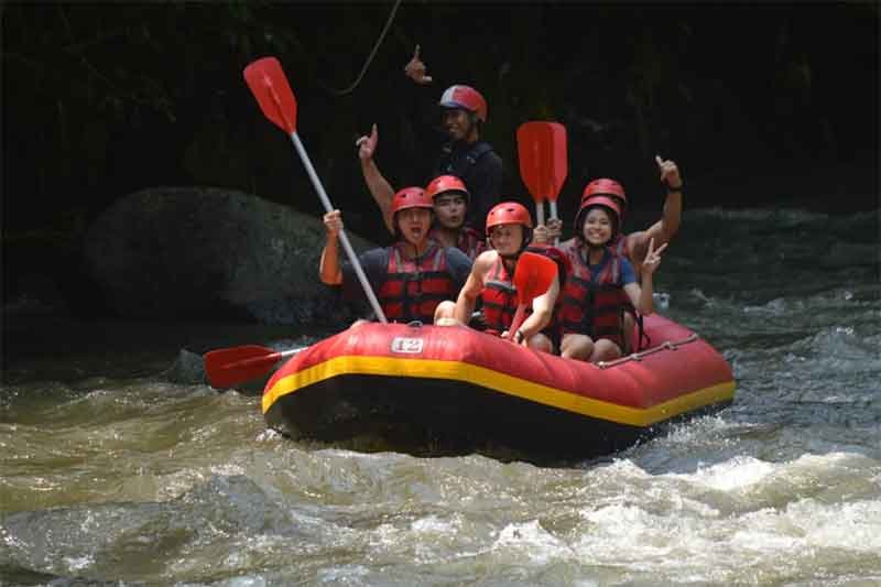 rafting bali
